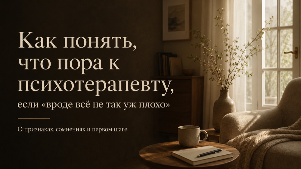 Человек сидит вечером в комнате в сгущающихся сумерках с телефоном в руке, свет в комнате не включён